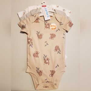 Carter's 3 Pack Short Sleeve Bodysuits
